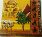 Servítka na Decoupage  - Egypt sfinga.