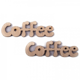 Drevený nápis 10x3cm - Coffee