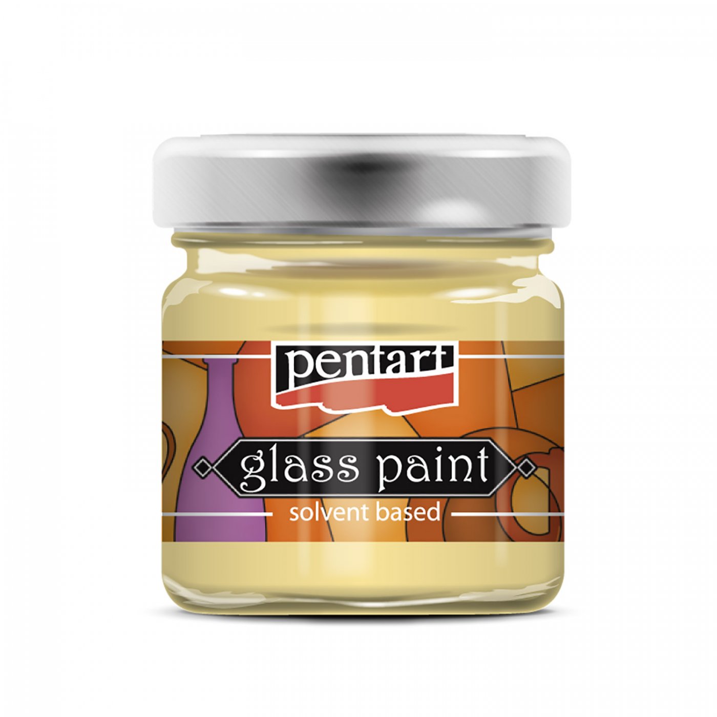 Farba na sklo 30ml - Priehľadná.