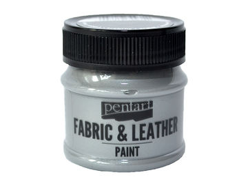 Farba na textil a kožu 50ml - Strieborná.