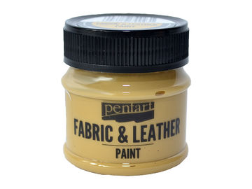 Farba na textil a kožu 50ml - Svetlo hnedá.