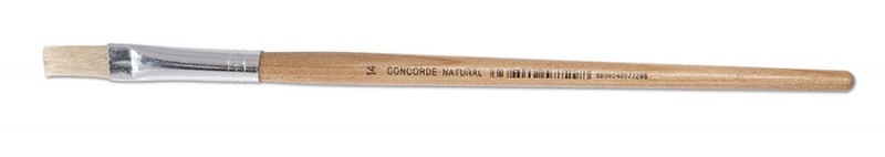Štetec CONCORDE NATURAL plochý n° 14 - Prasací vlas.