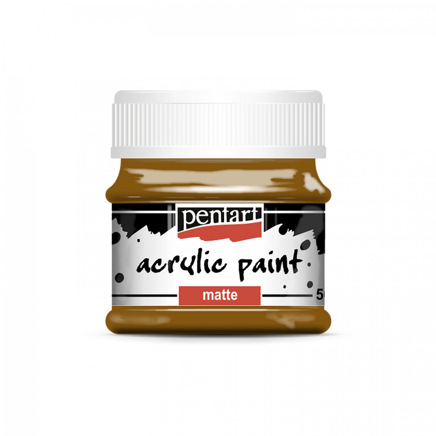 Akrylová farba matná 50ml - Svetlo hnedá.