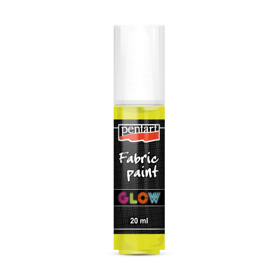 3D Svietiaca farba na textil 20ml - Žltá.