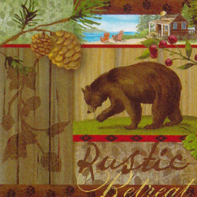 Servítka na Decoupage - Divočina Rustic.