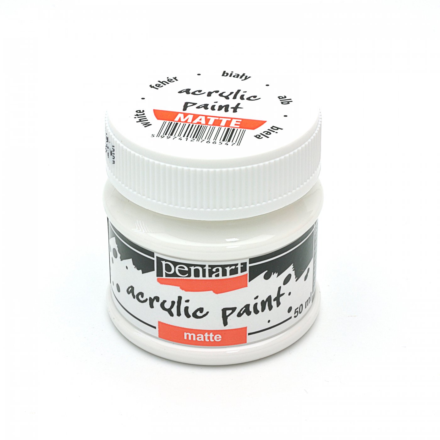 Akrylová farba matná 50ml - Biela.
