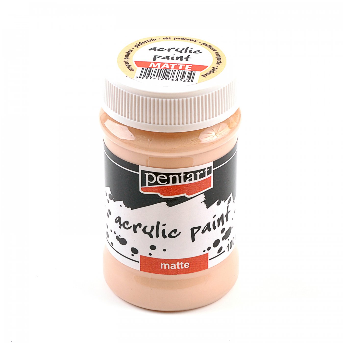 Akrylová farba matná 100ml -  Púdrová.