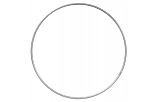 Kovový kruh / Lapač snov Ø 10cm - Strieborný