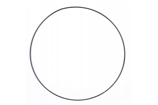 Kovový kruh / Lapač snov Ø 10cm - Čierny