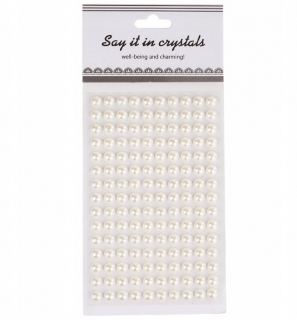 Samolepiace dekoratívne perličky - 150 kusov