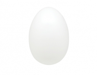 Plastové vajíčko 6cm - Biele