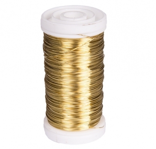 Ozdobný drôt 100g - Zlatý