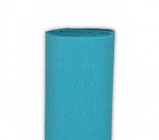 Krepový papier 50x200cm - Modrý tyrkys