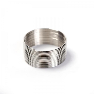Pamäťový drôt na prstene Ø 2cm - Platina 