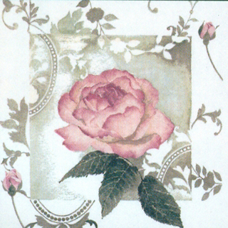 Servítka na Decoupage  - Vintage Rosé