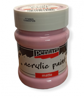 Akrylová farba matná 230ml - Ružová