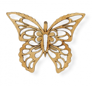 Drevený výrez 5x4cm - Motýľ 5