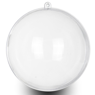 Plastová akrylová guľa Ø 12cm - Dvojdielna