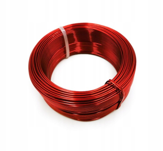 Hliníkový drôt 1mm - Vínová červená 